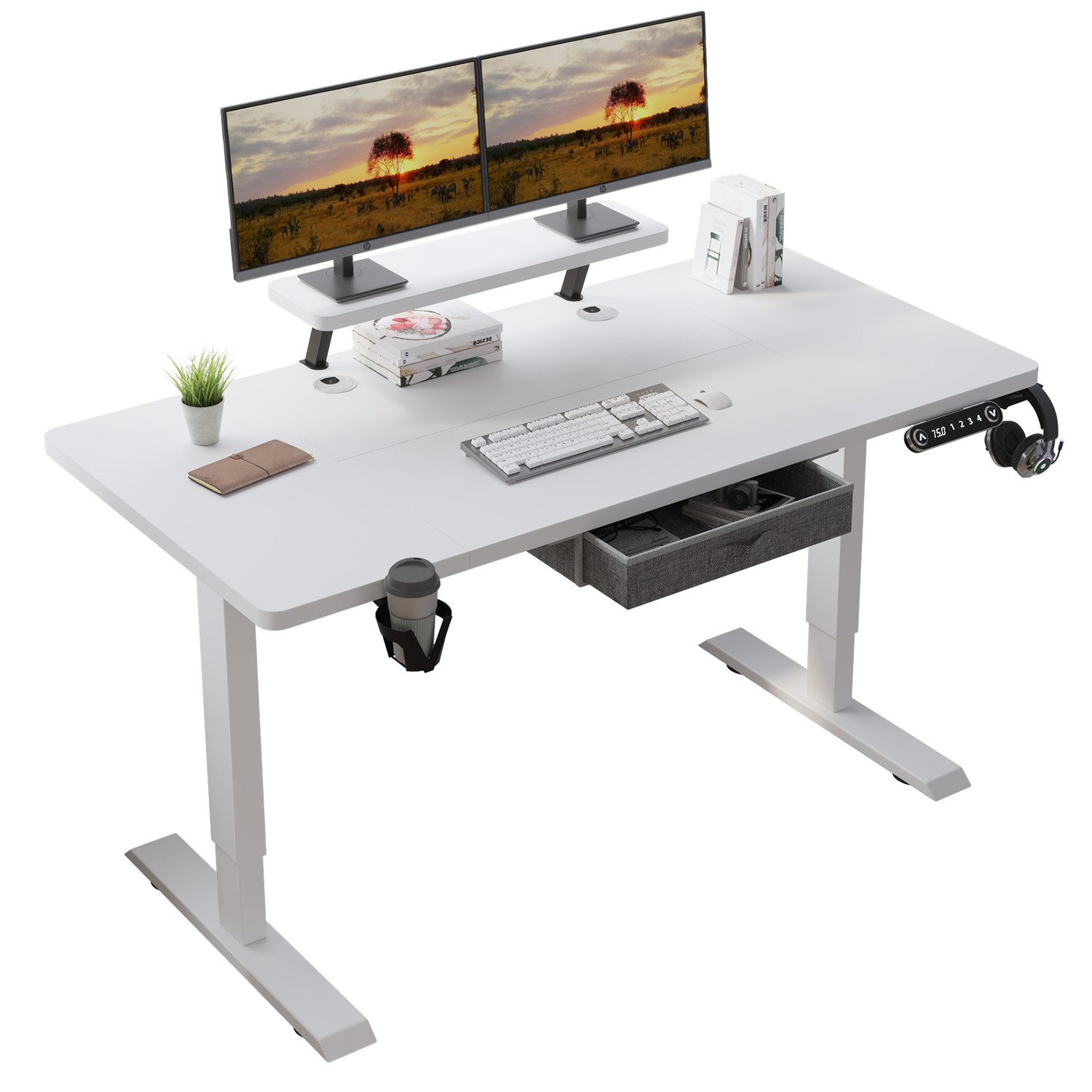IvyIvy Gamingtisch Computertisch höhenverstellbar elektrisch Schreibtisch günstig online kaufen