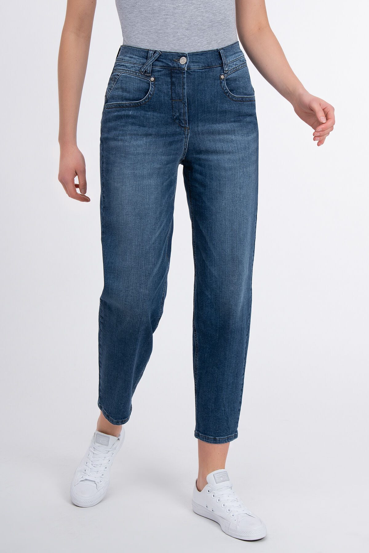 Recover Pants 5-Pocket-Jeans Kiara mit Ziersteppung günstig online kaufen