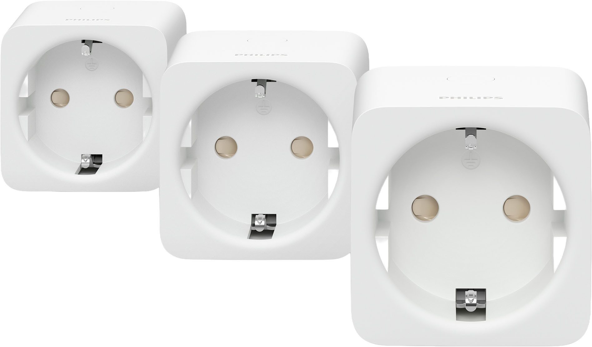 Philips Hue Steckdose Smart Plug 3er Set, Set, 3-St.