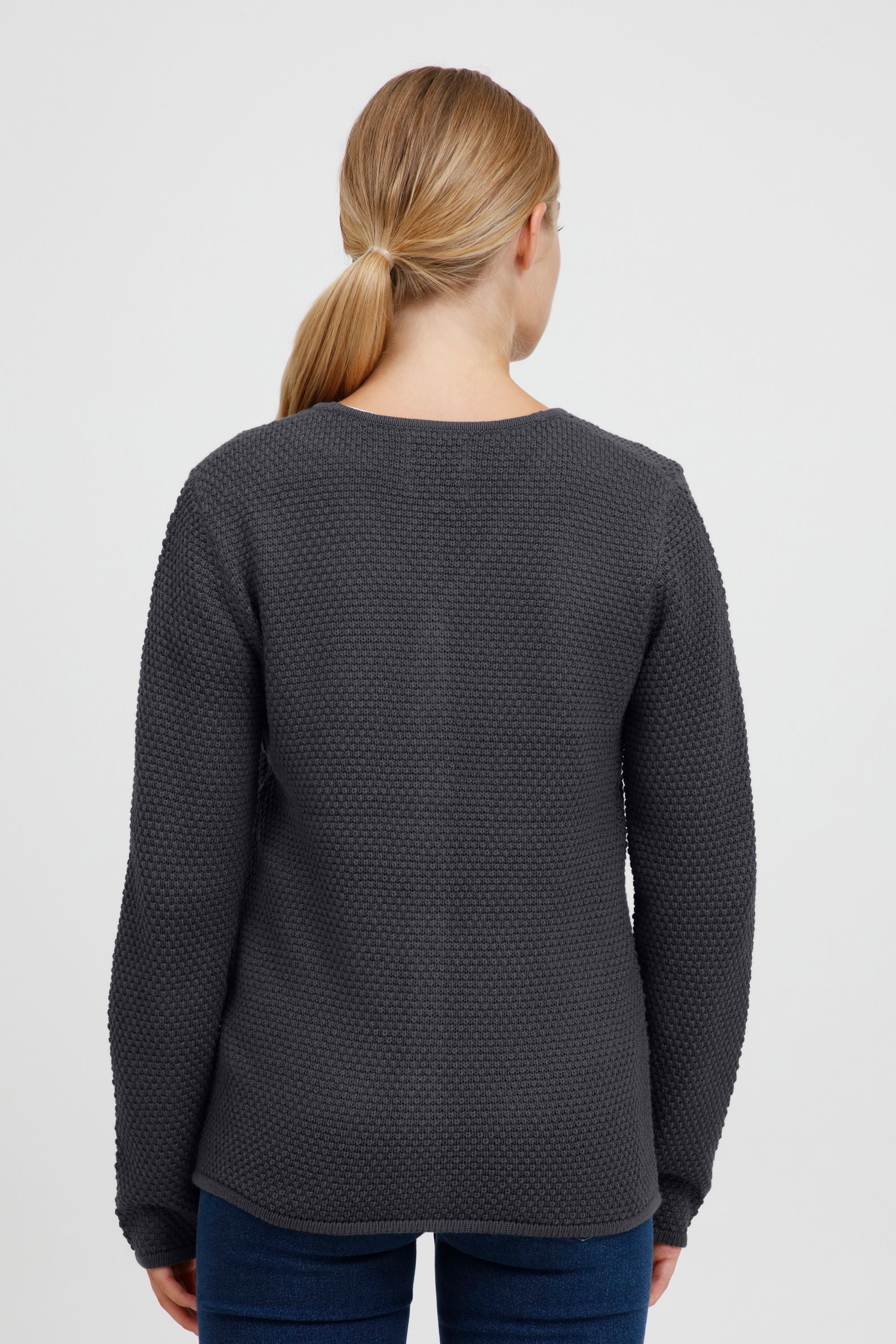OXMO Cardigan OXHelga Damen Feinstrick Cardigan/Strickjacke