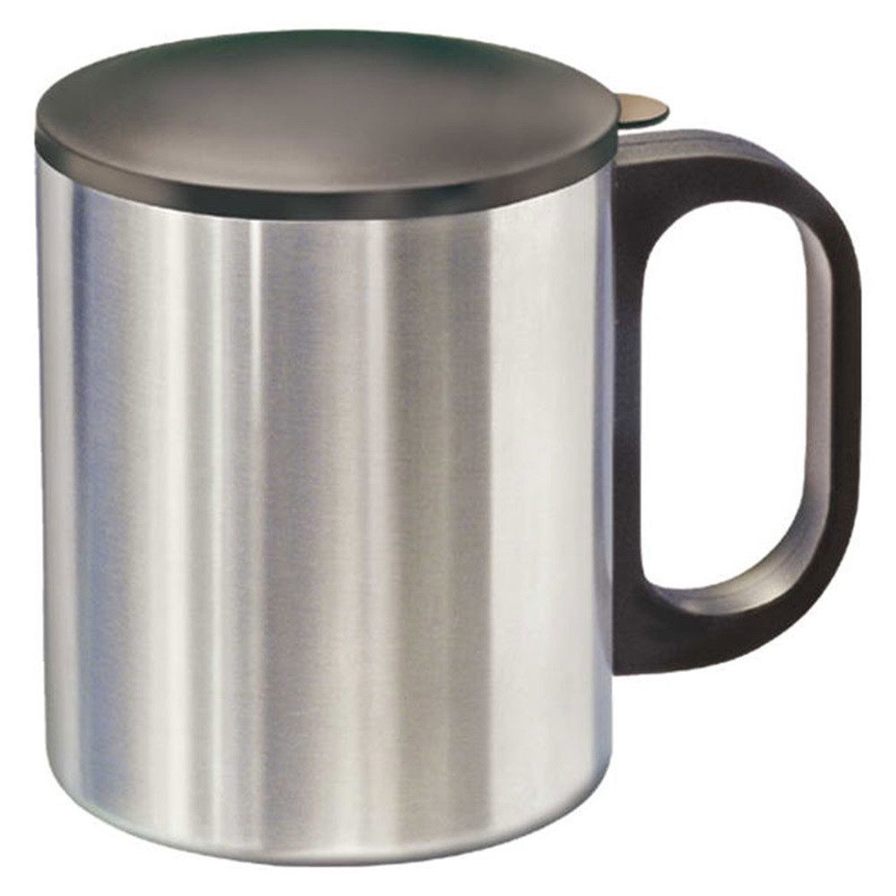 MATO Thermobecher Isolierbecher 0,28 l mit Deckel Edelstahl doppelwandig thermoisoliert