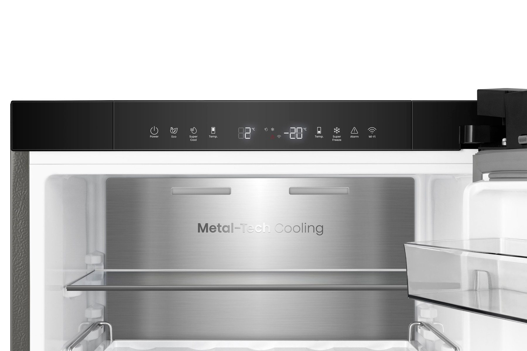 Hisense Kühl-/Gefrierkombination RB3K330SAIC, 185,6 cm hoch, 59,5 cm breit, Total NoFrost – Bild 4 von 5