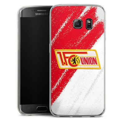 DeinDesign Handyhülle Offizielles Lizenzprodukt 1. FC Union Berlin Logo, Samsung Galaxy S6 Edge Slim Case Silikon Hülle Ultra Dünn Schutzhülle