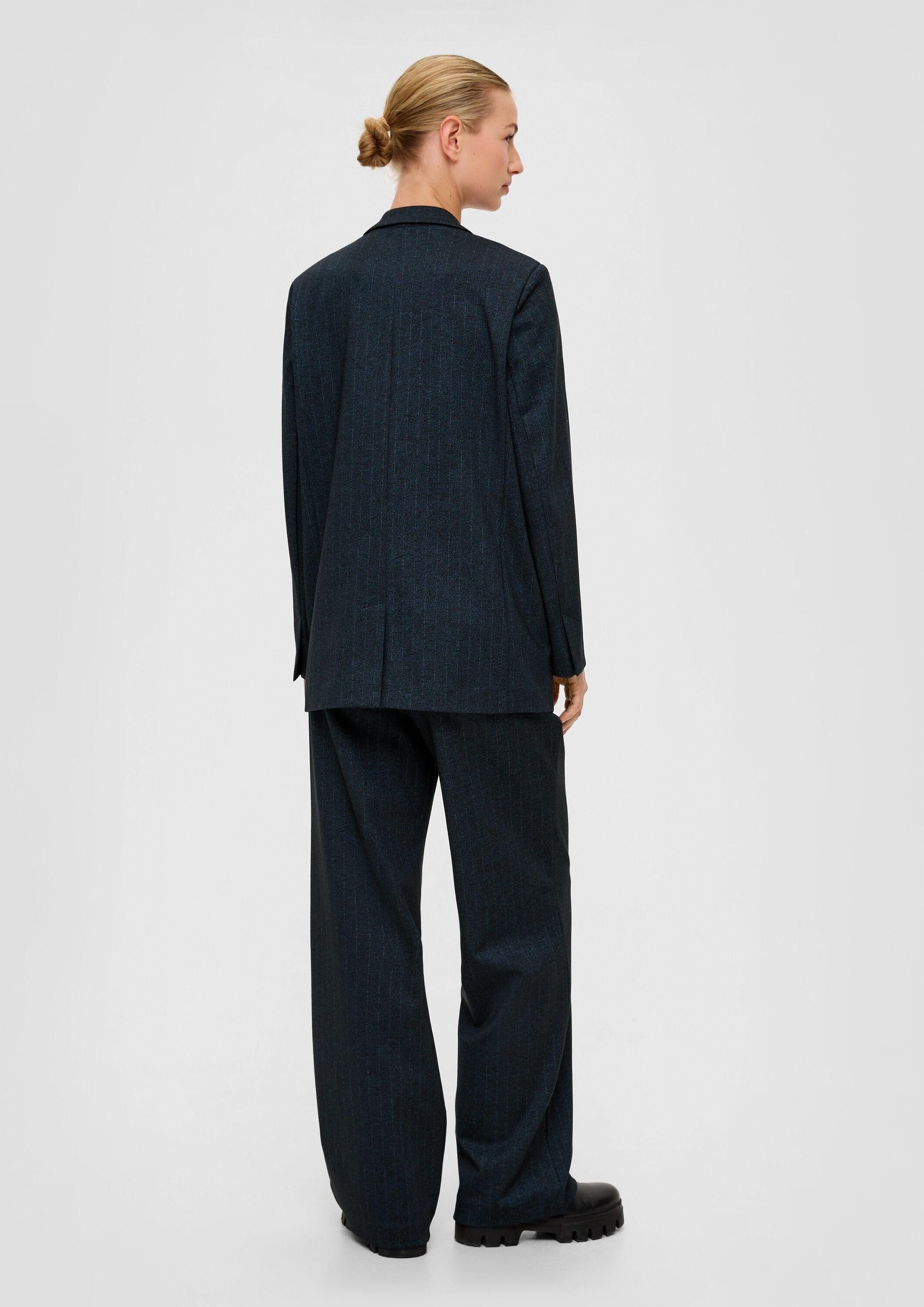 s.Oliver Jackenblazer Indoor-Blazer Blazer mit Nadelstreifen