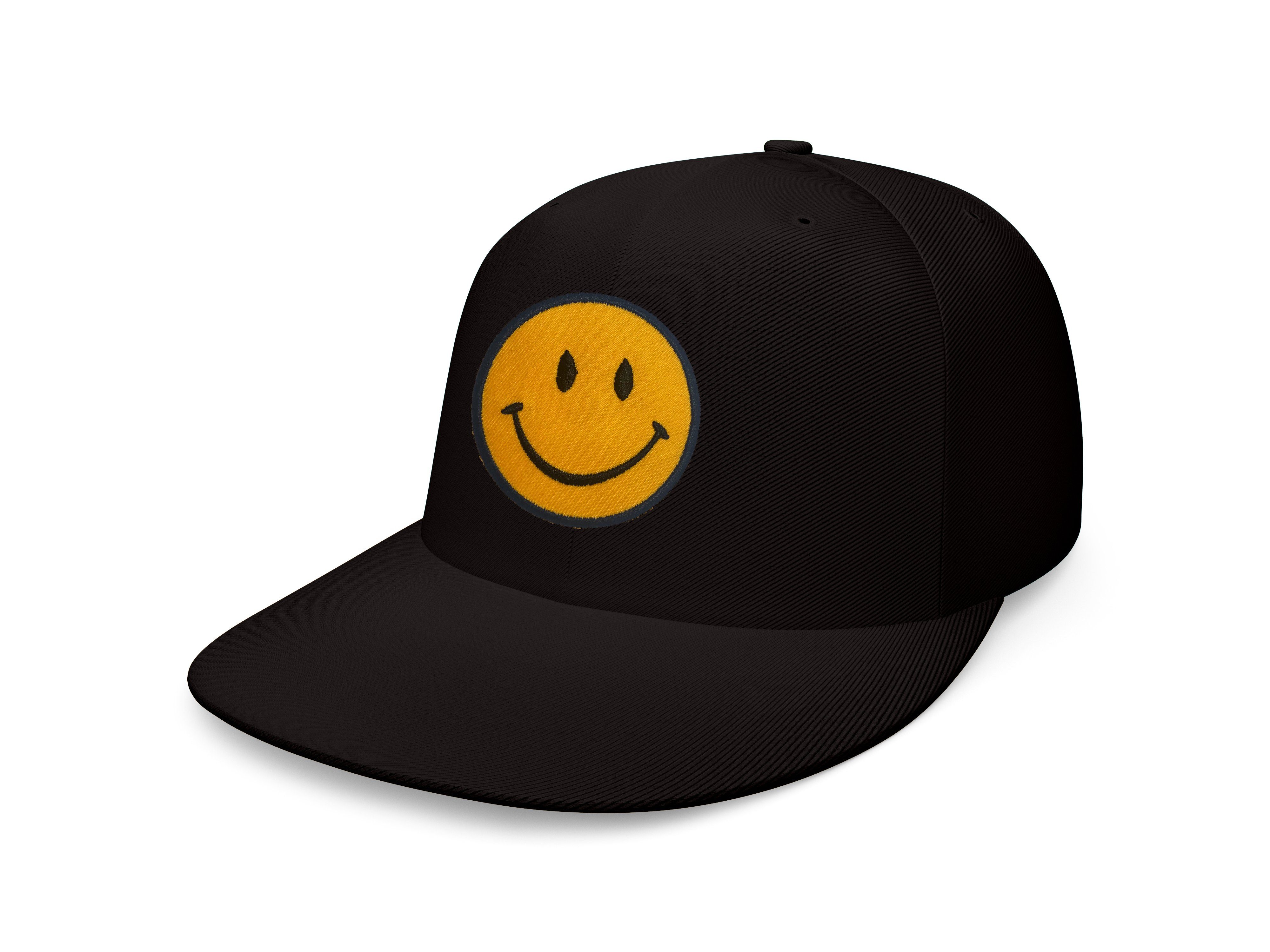 Blondie & Brownie Snapback Cap Unisex Erwachsene SmileyFace Stick Patch Lachen Freude Lauthing One Size