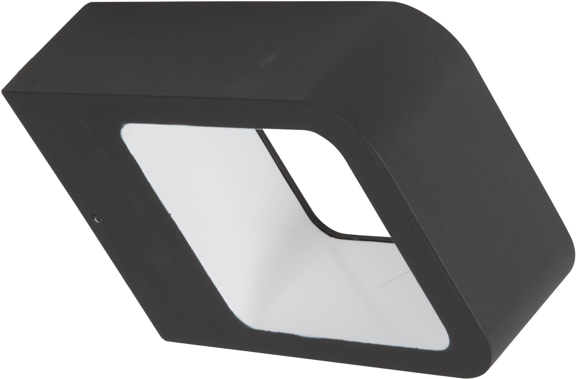 HEITRONIC LED Wandleuchte Juna, LED fest integriert, Warmweiß, Wandlampe, Außenlampe, indirekter Lichtaustritt nach unten