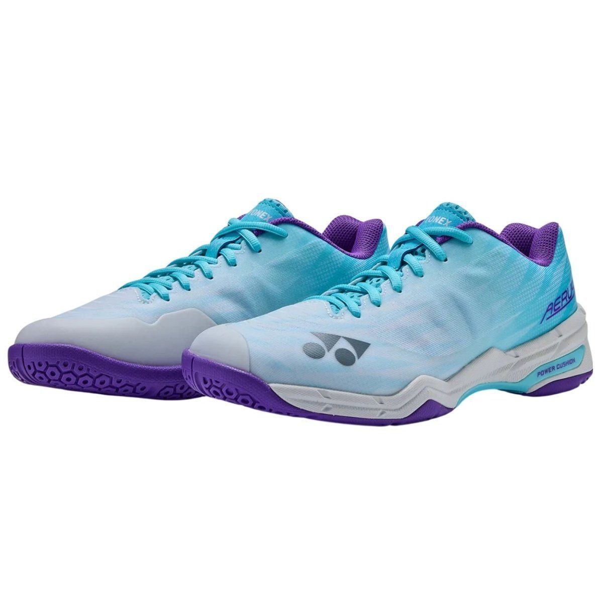 Yonex Aerus X2 (Leichtigkeit) 2025 hellblau/violett Herren Badmintonschuh
