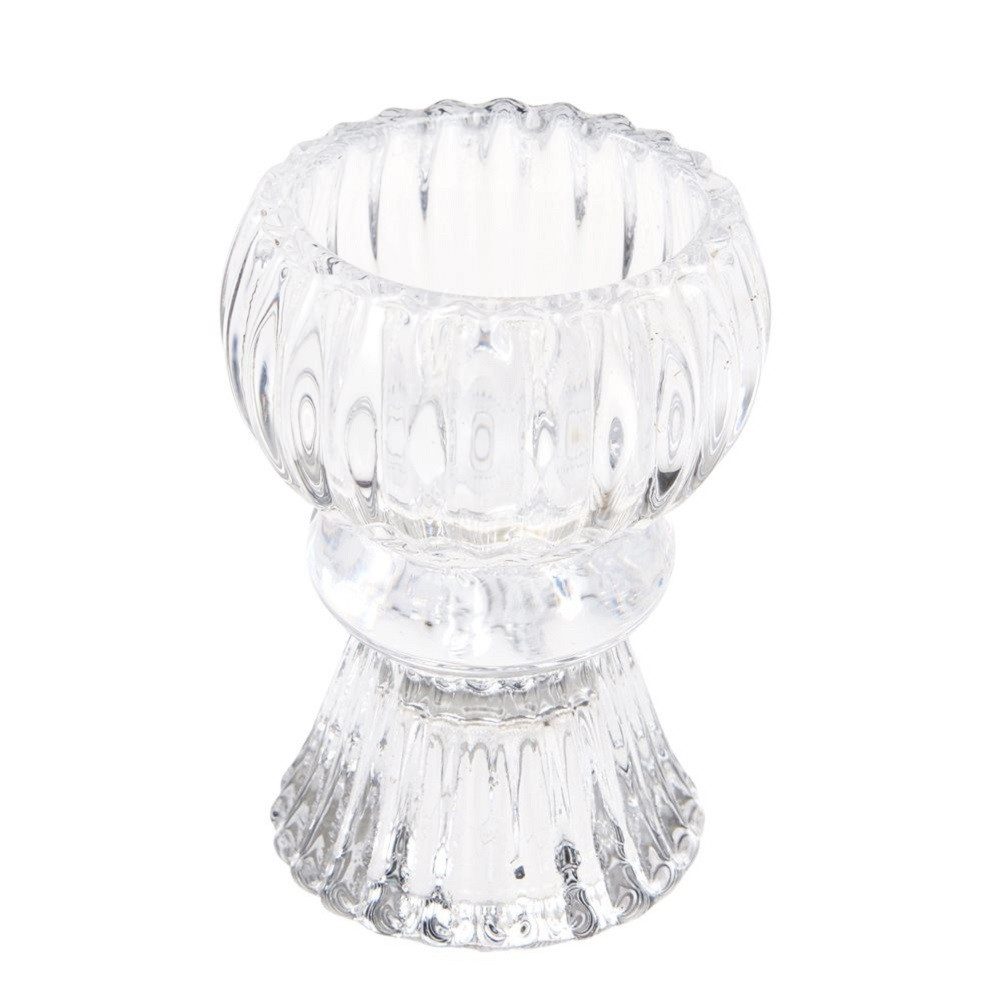 Rex London Подсвечник Doppel Торшеры (Glas, 1 St., für Stabkerzen oder Teelichter), ca. Ø 6 x 8 cm