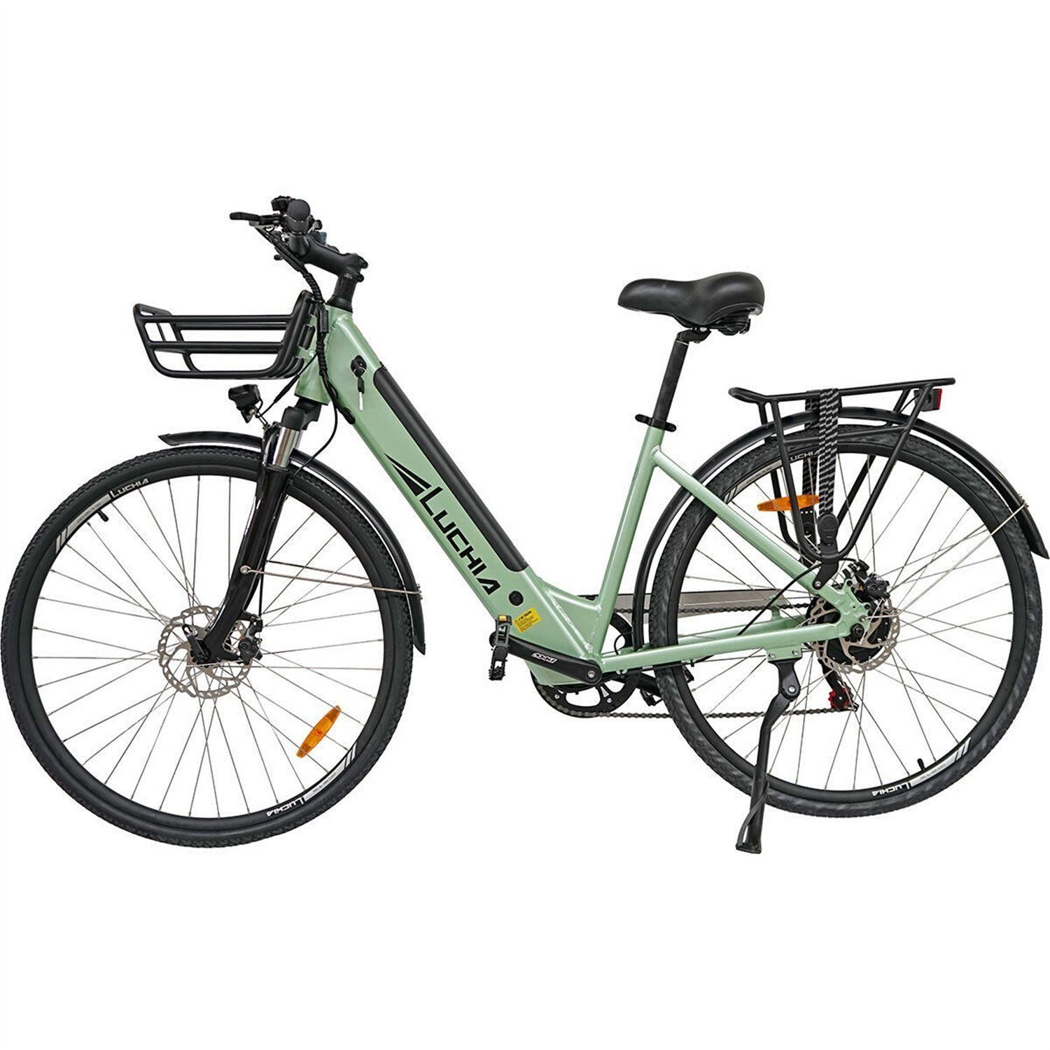 25km/h, E-Bike SHIMANO Frontkorb 250W (1.5Zoll-LCD-Display, Fangqi 6-Gang, max. E-Tourenrad 10Ah 250W Gehunterstützungsmodus, 55-65km, LED-Scheinwerfer, (360Wh) Heckmotor, Rennrad 6km/h Servounterstützung/Pedalmodus, 120kg), 28\