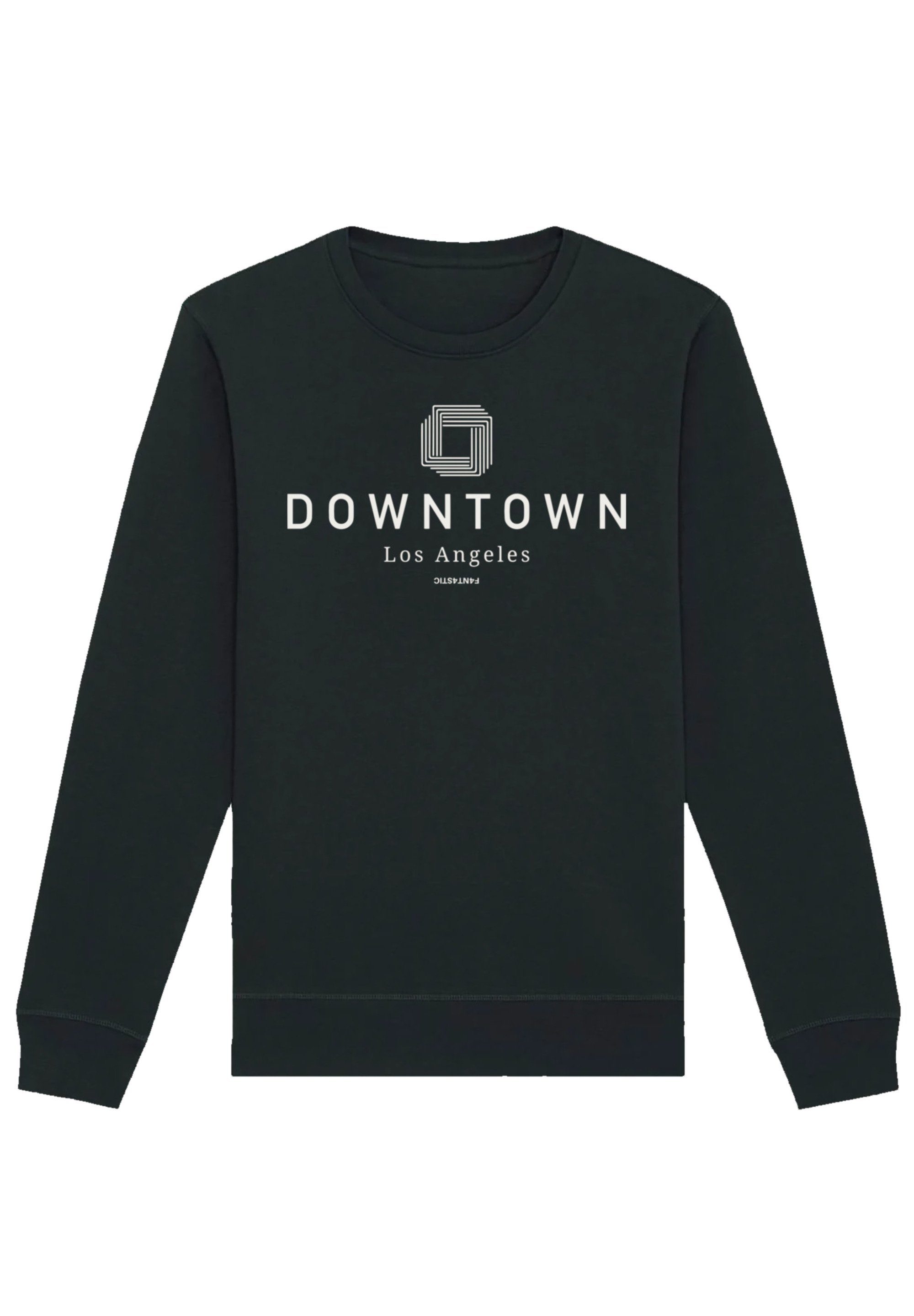 F4NT4STIC Downtown LA schwarz Sweatshirt Print