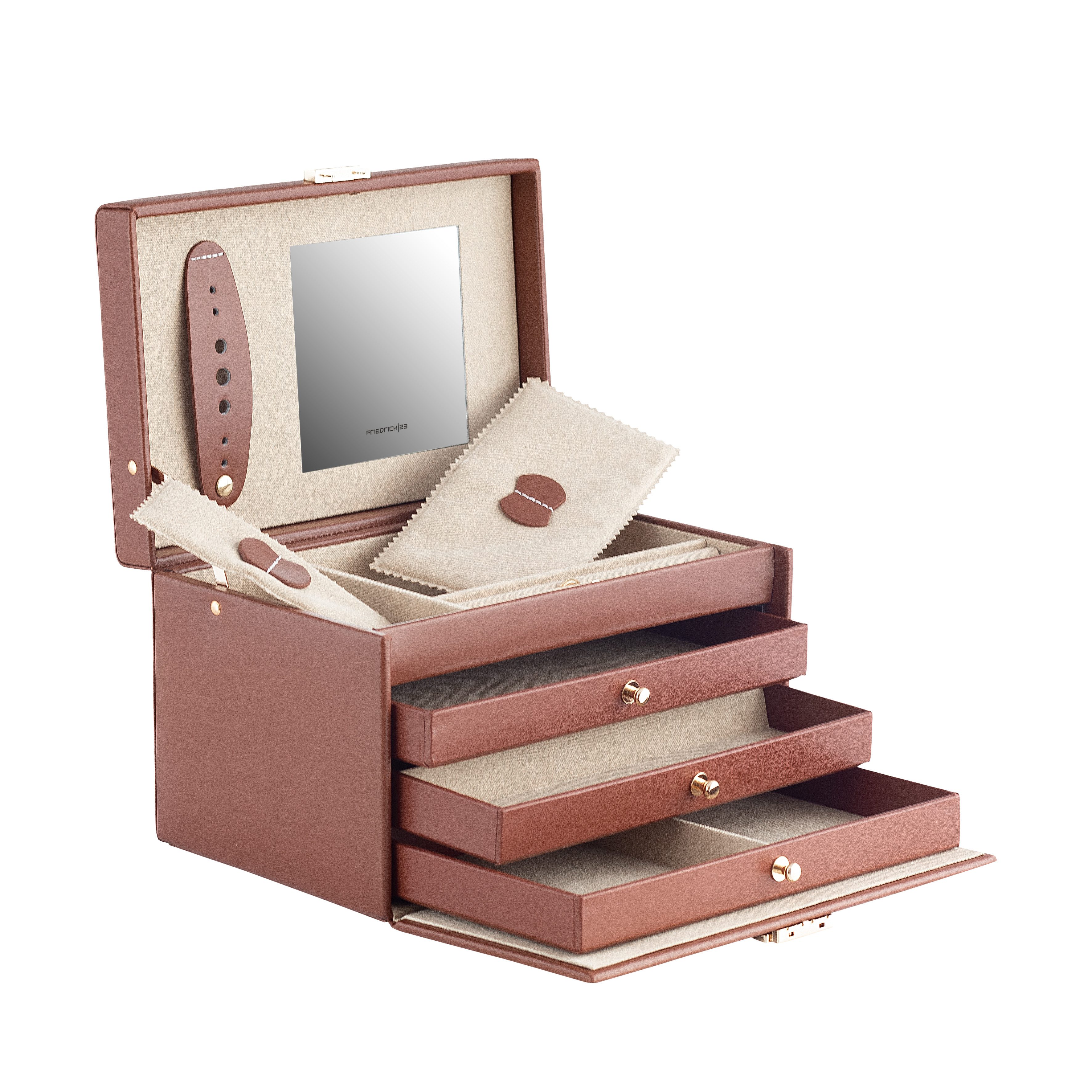 Friedrich23 Schmuckkasten aus Leder Cordoba günstig online kaufen