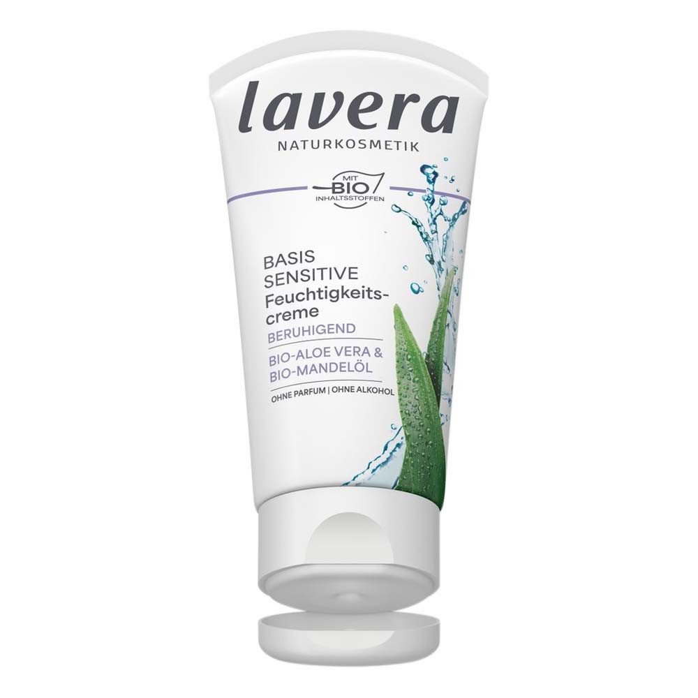 lavera Feuchtigkeitscreme Basis Sensitiv - Beruhigende Feuchtigkeitscreme 50ml