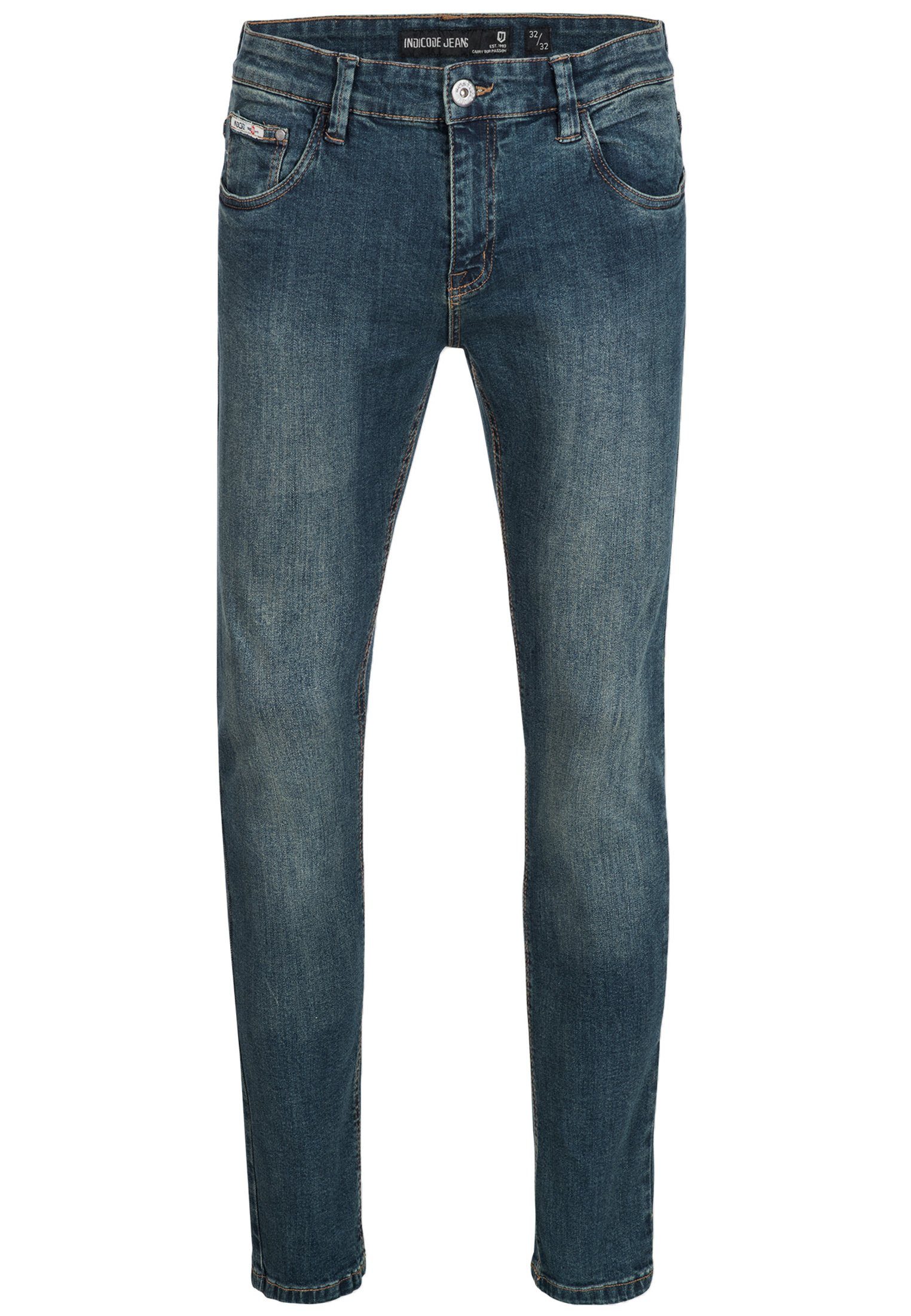 Indicode Regular-fit-Jeans Texas Jeanshose im Five-Pocket günstig online kaufen