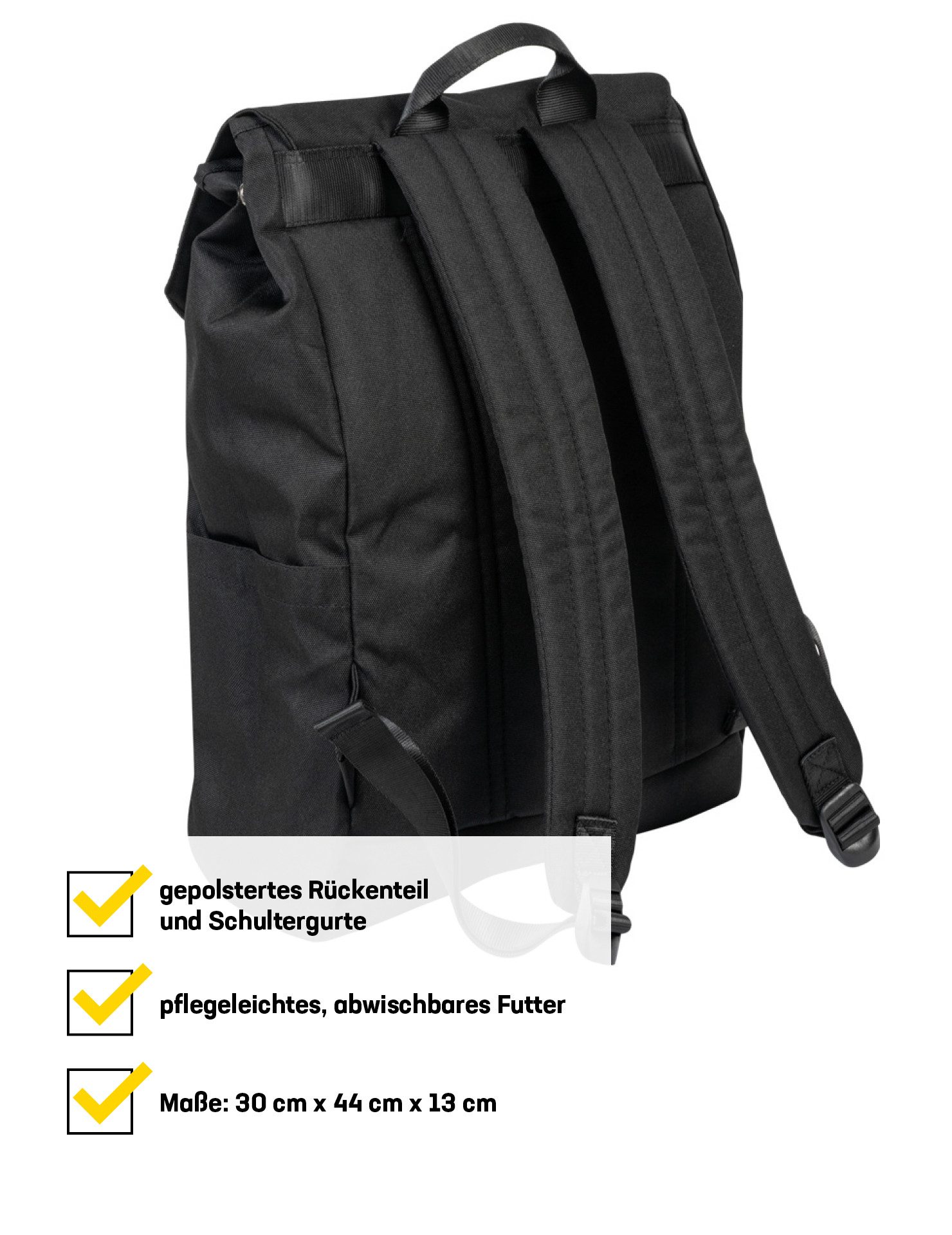 MONT EMILIAN Rucksack MONT EMILIAN "Brest" Freizeit Rucksack, gepolstertes Rückenteil mit stabilisierenden Nähten