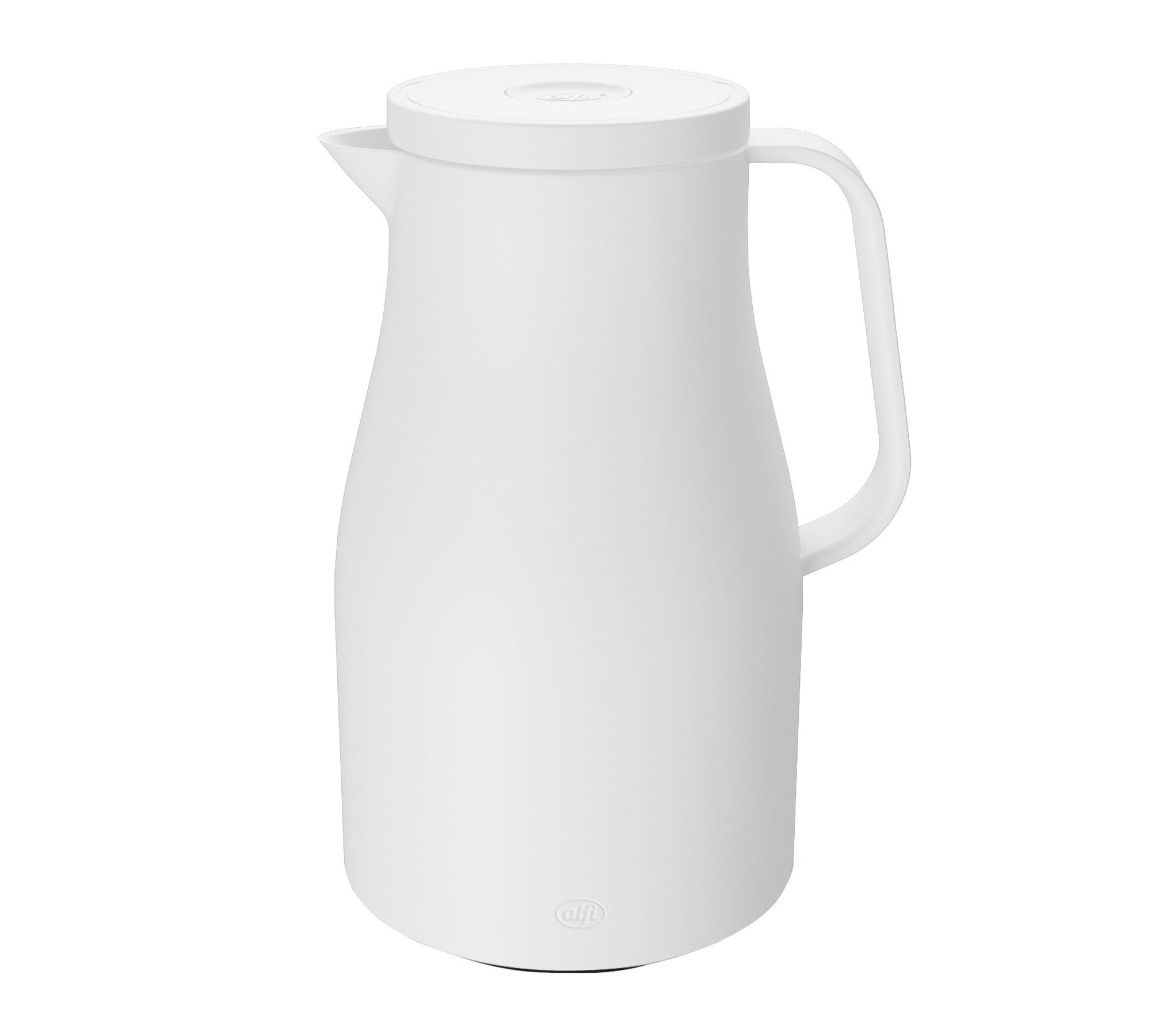 Alfi Isolierkanne NEO, mit Hartglaseinsatz und ergonomischem Griff, 1 l, (1-St), 12h heiß & 24h kalt, Drehverschluss mit bequemem Druckknopf