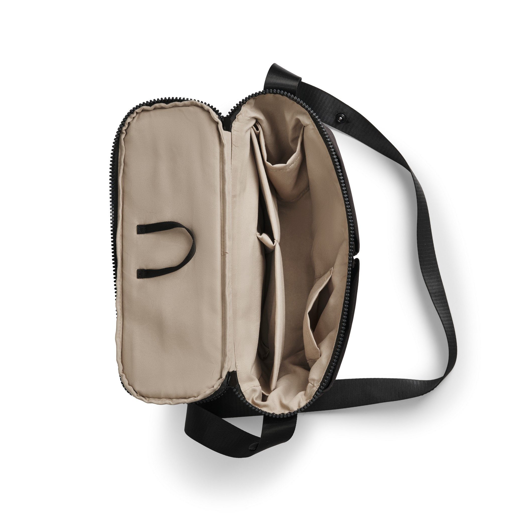Elodie Wickeltasche Elodie Details - Organizer - Half Moon - Black - 21,5x13x34 cm, Praktische Aufteilung