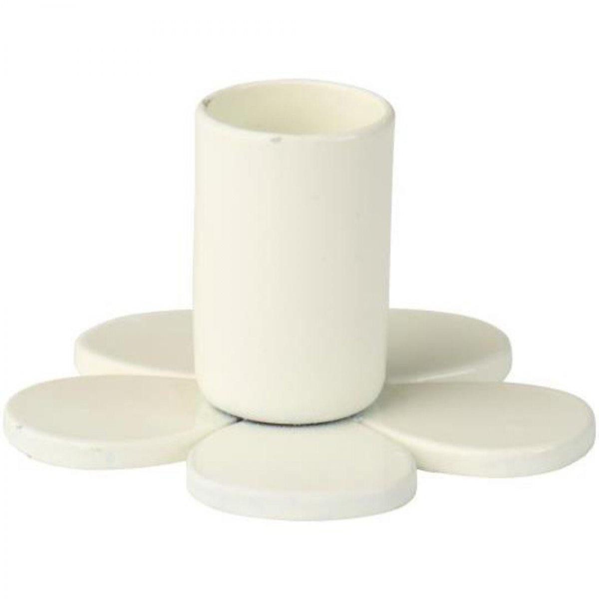 Ib Laursen Kerzenhalter Ib Laursen Kerzenhalter Blume Butter Cream (4,5x2,5cm)
