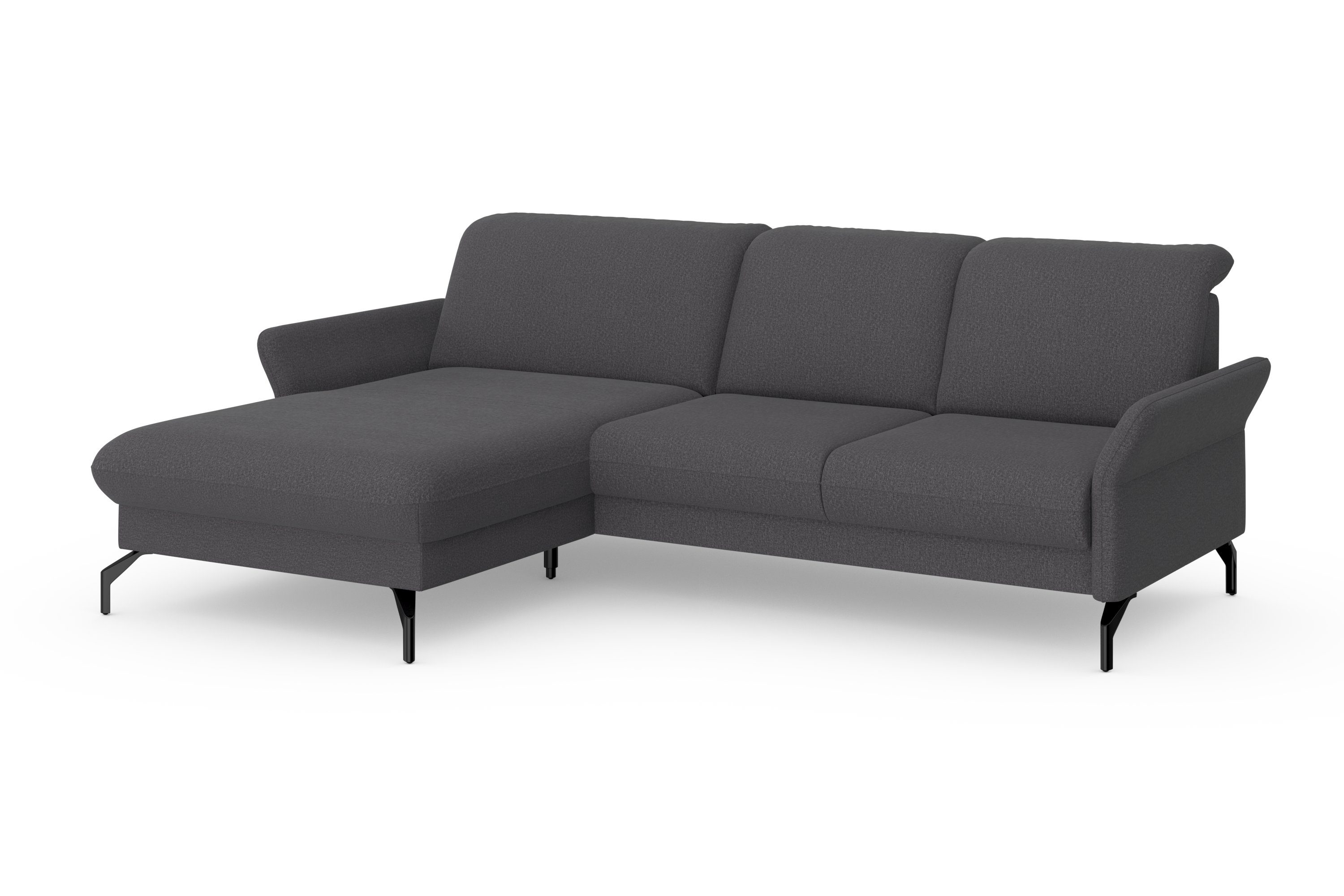 sit&more Ecksofa Fashion, wahlweise mit Vorziehsitz, und Kopfteilverstellung motorisch