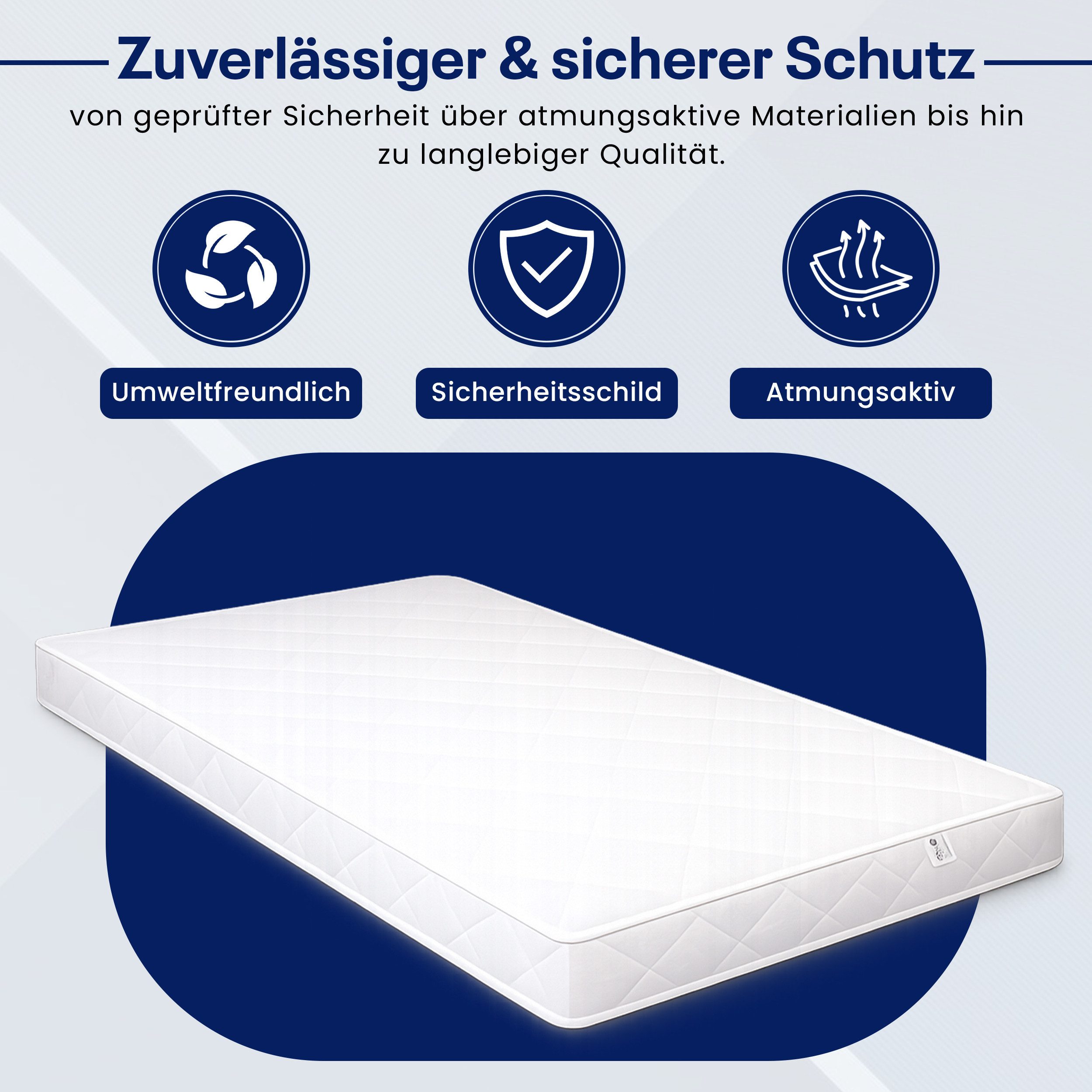 Kindermatratze Best For Kids Kindermatratze – Weich, Atmungsaktiv & Gesund günstig online kaufen