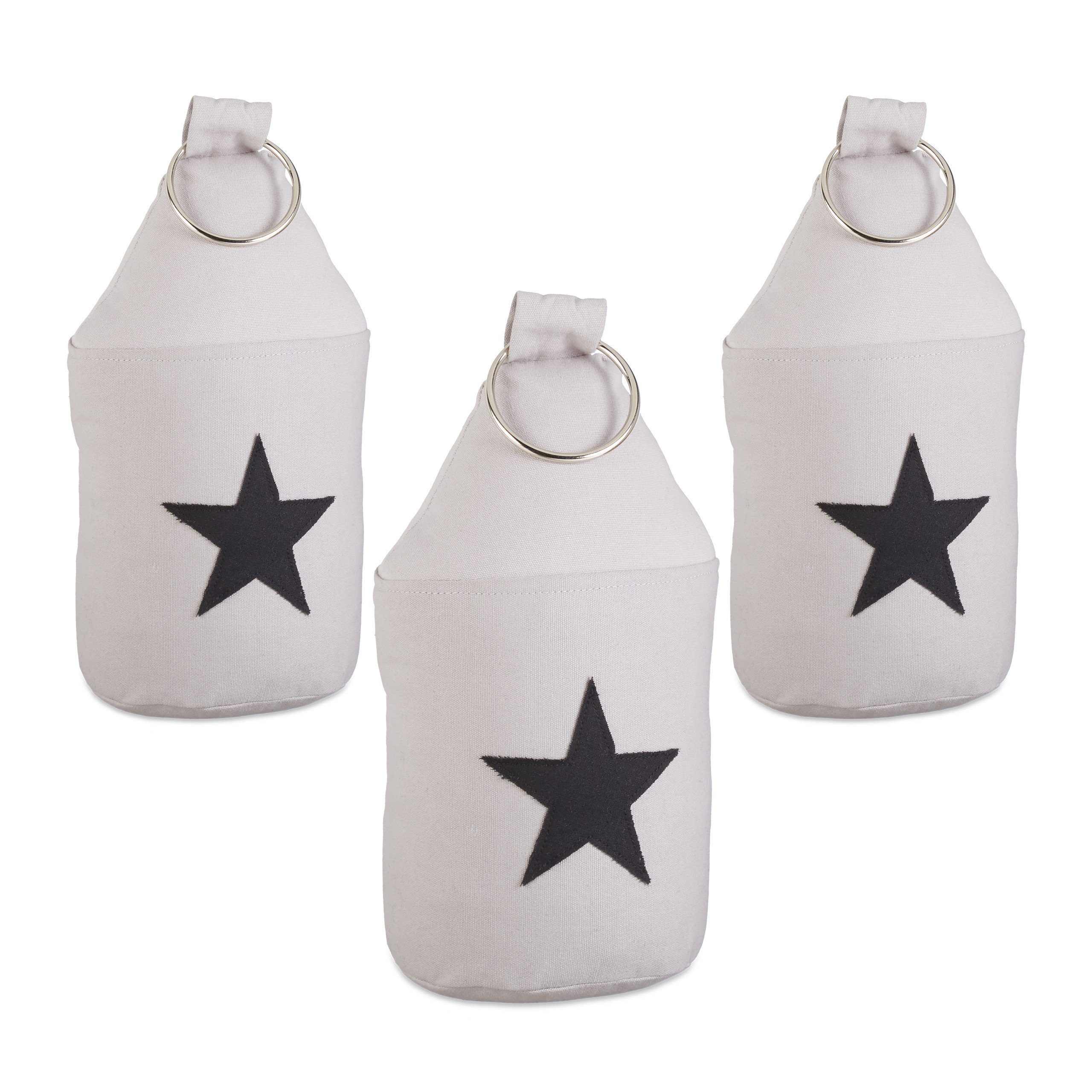 relaxdays Türstopper 3 x Türstopper Stern günstig online kaufen