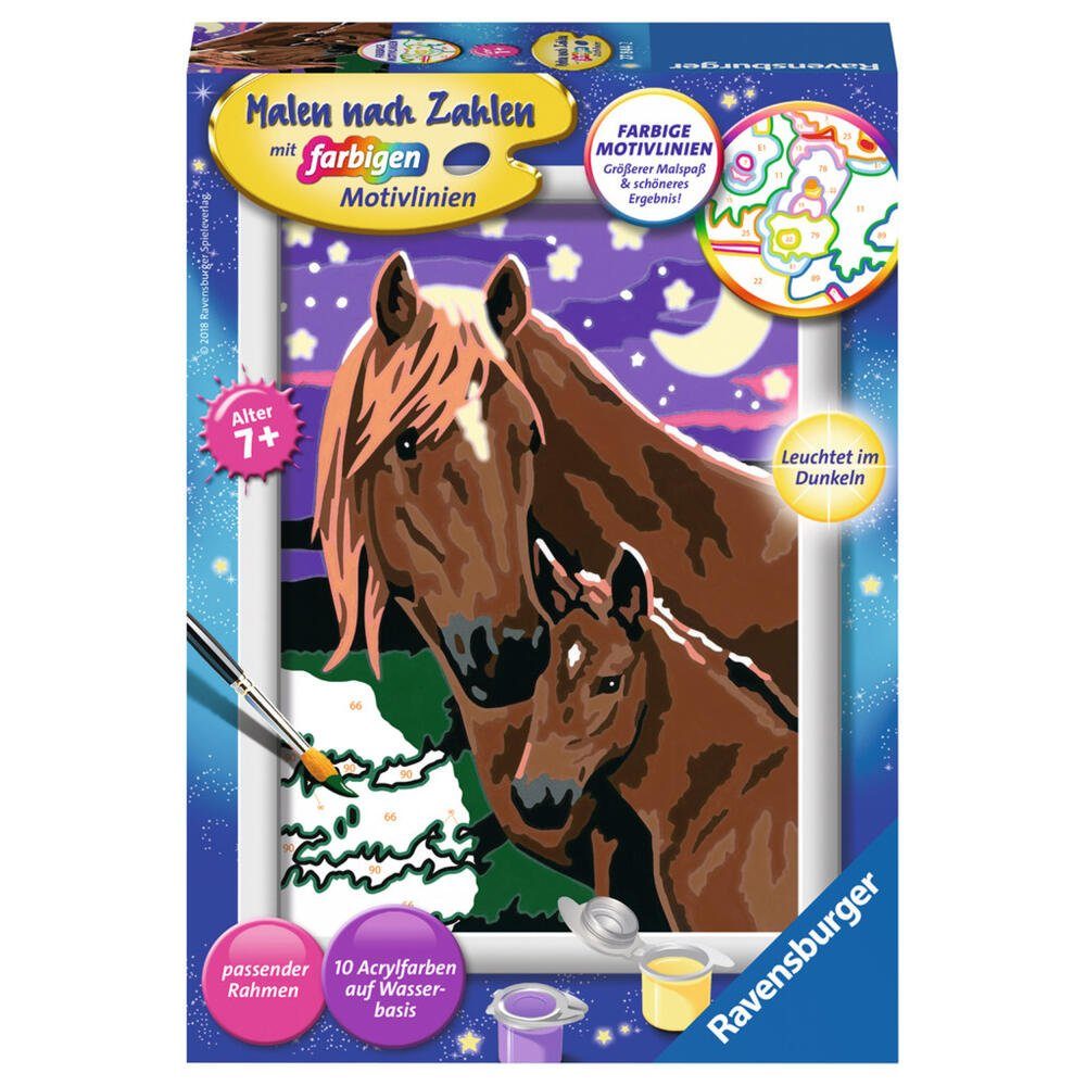 Ravensburger Раскрась по номерам Pferde