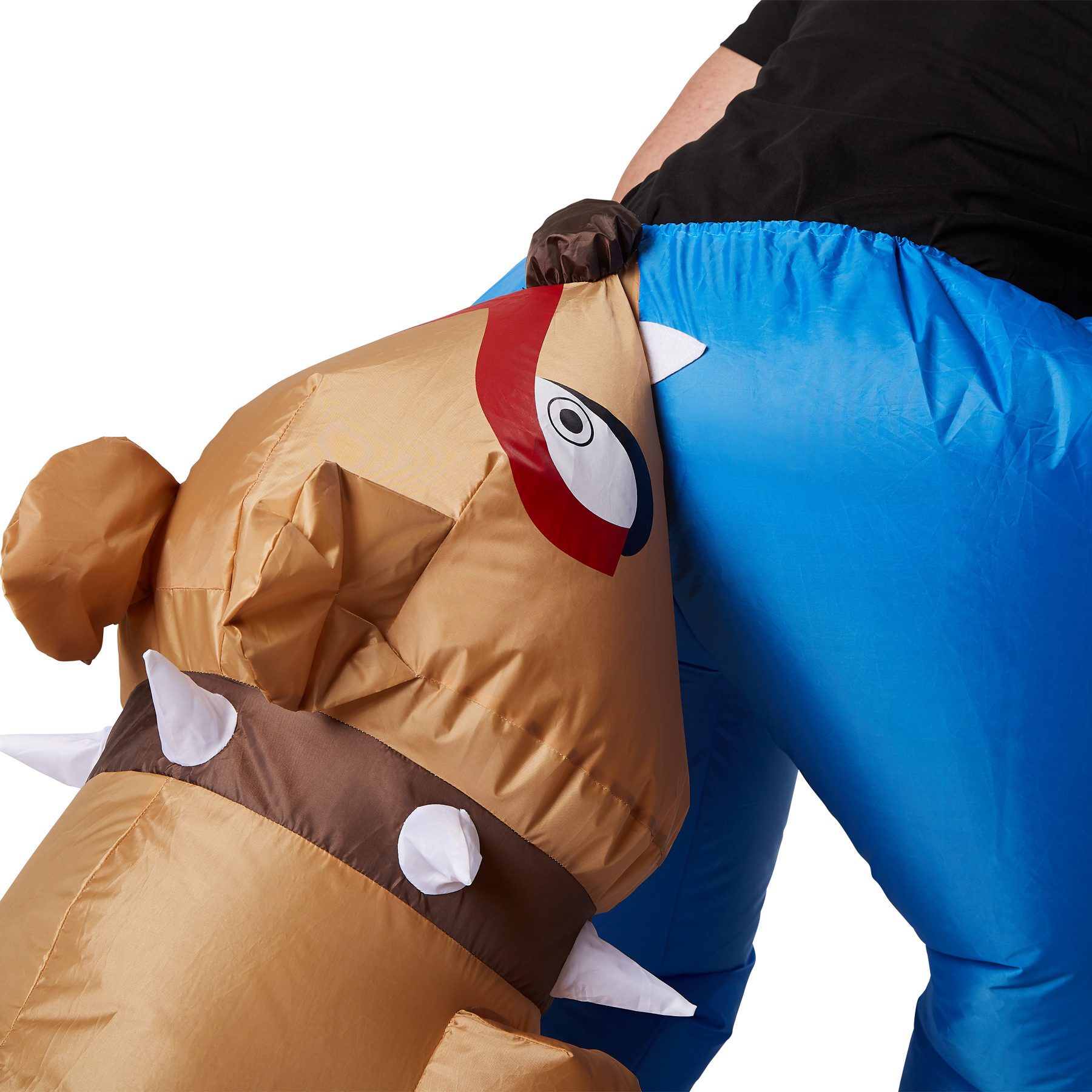 dressforfun Kostüm Selbstaufblasbares Kostüm Hund, Batteriebetrieben, innerhalb von Sekunden aufgeblasen