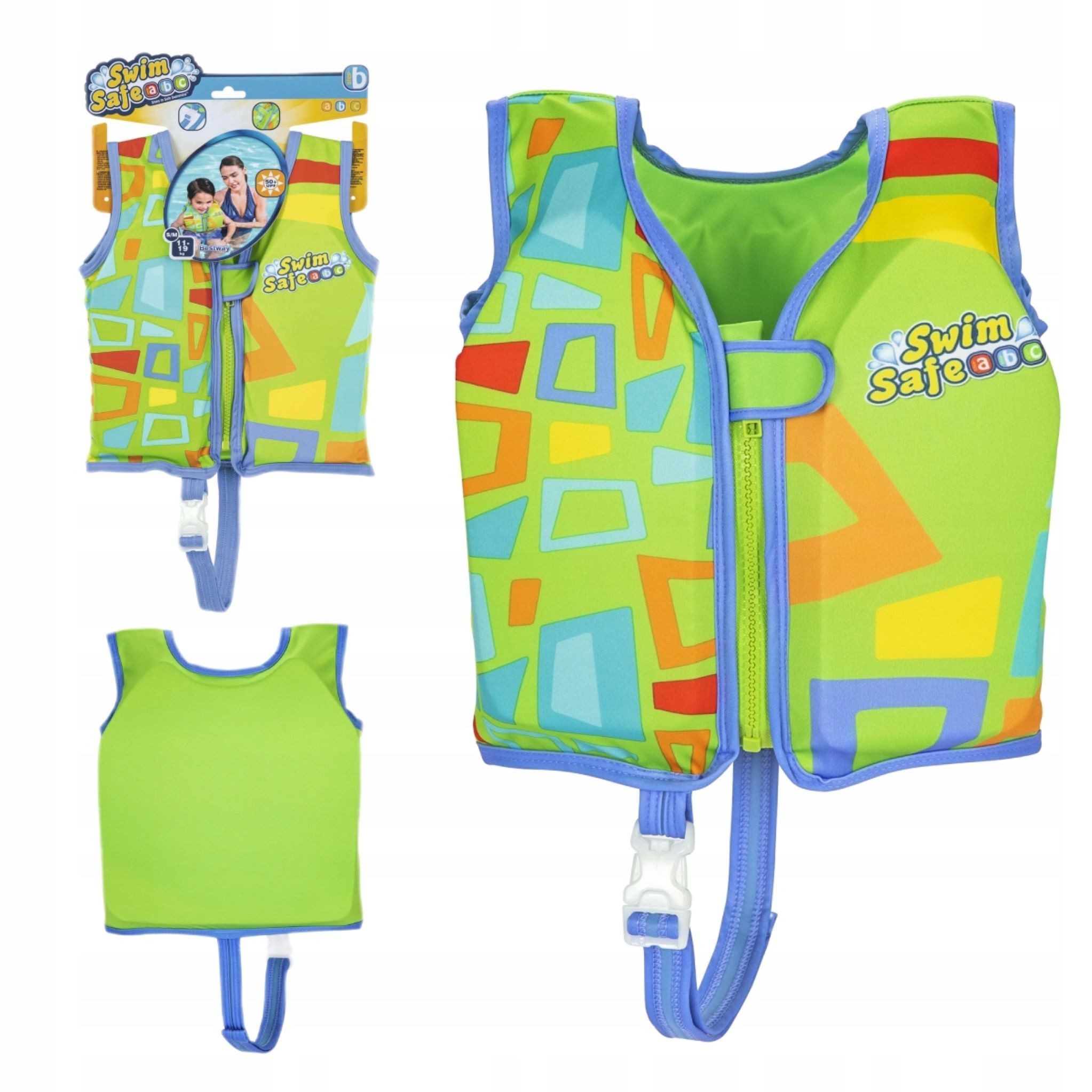 Festivalartikel Schwimmweste Bestway 32176 Kinder-Schwimmweste S/M 11-19kg UPF50+ Sicherheit