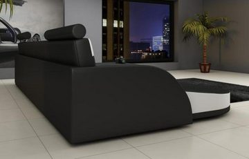 JVmoebel Ecksofa, WOHNLANDSCHAFT LEDERSOFA XXL ECKSOFA COUCH DESIGN ECKCOUCH