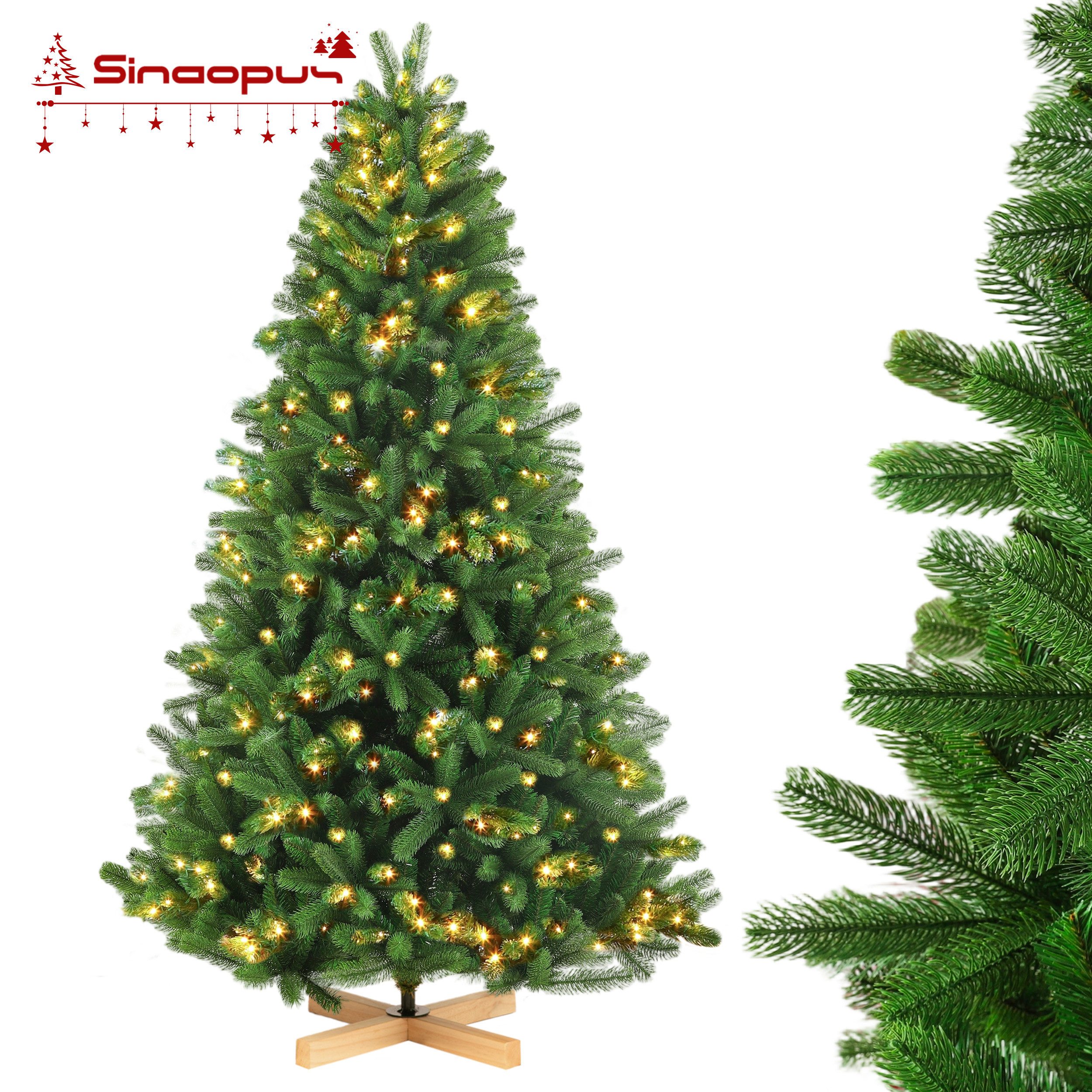 Sinaopus Künstlicher Weihnachtsbaum mit Beleuchtung, Künstlich Tannenbaum, günstig online kaufen