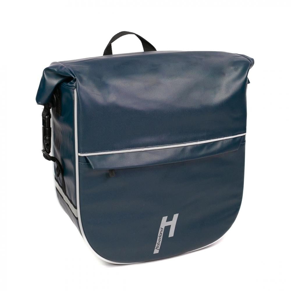 Haberland Fahrradtasche Haberland Einzeltasche eMotion blau/reflex - wassergeschützte Gepäcktr