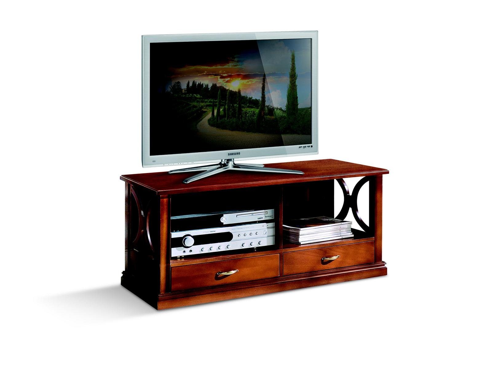 JVmoebel TV-Schrank Luxus Sideboard tv Schrank rtv Italienische Möbel Wohnzimmer Holz Barock Stil