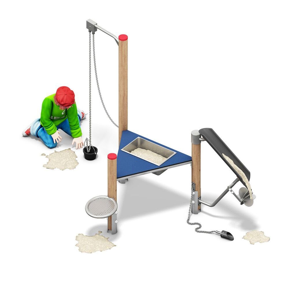 Playparc Klettergerüst Sandspielanlage Harena 11, Für Kindergärten, Spielplätze, öffentliche Bereiche