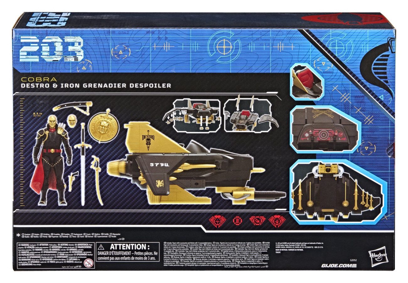 Hasbro Actionfigur G.I. Joe Classified Series Actionfigur und Fahrzeug Set #203 Destro &