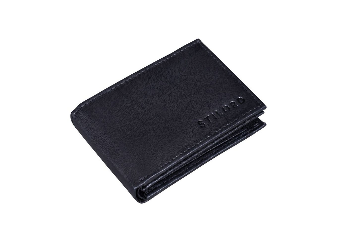STILORD Geldbörse "Lincoln" Mini Geldbörse RFID Leder Herren
