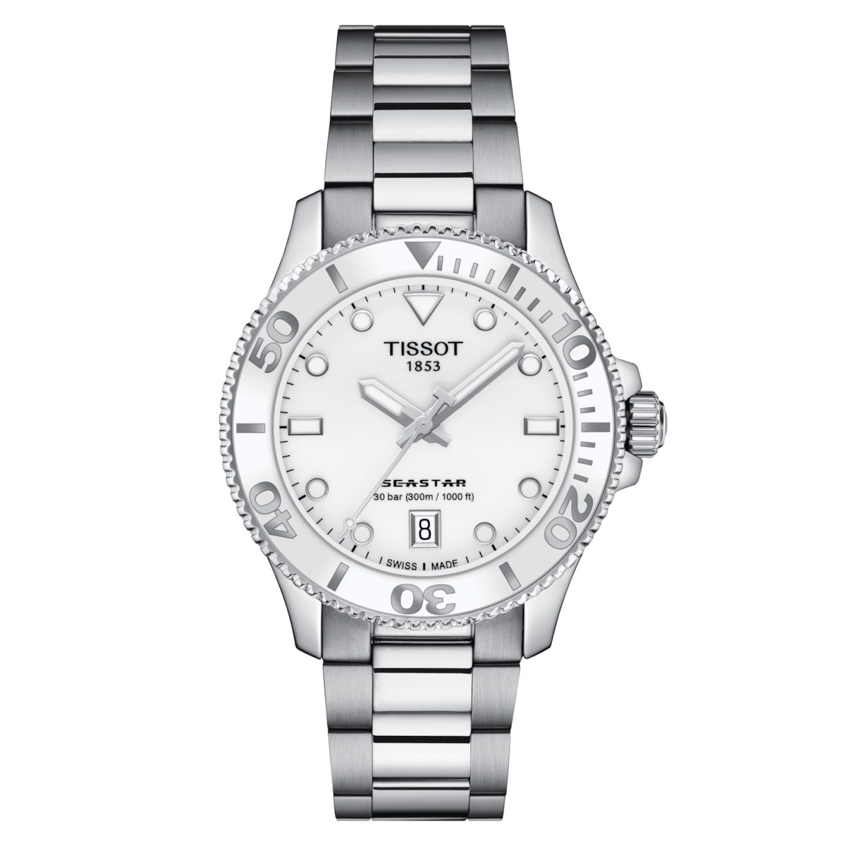 Tissot Schweizer Uhr Damenuhr TISSOT Seastar 1000 36 mm