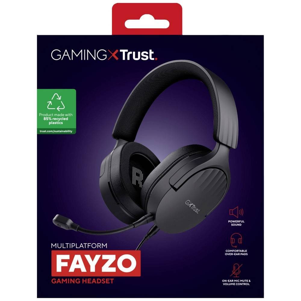 Trust Multiplatform Gaming - Black Headset Kopfhörer