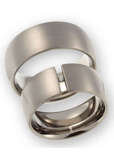 CORE by Schumann Design Trauring »20006155-DR, 20006155-HR, ST042.02«, Made in Germany - wahlweise mit oder ohne Diamant