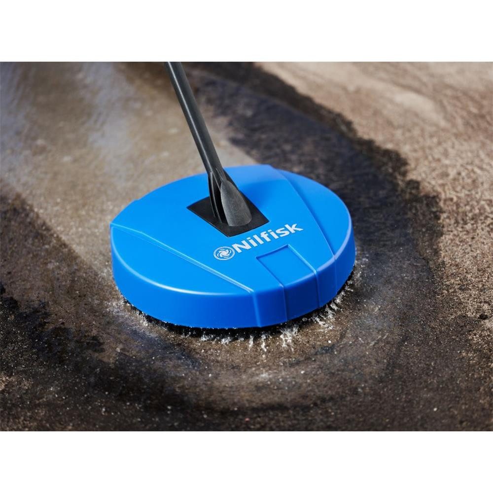 Nilfisk Flächenreiniger Compact Patio, Click&Clean Terrassenreiniger für Hochdruckreiniger, blau