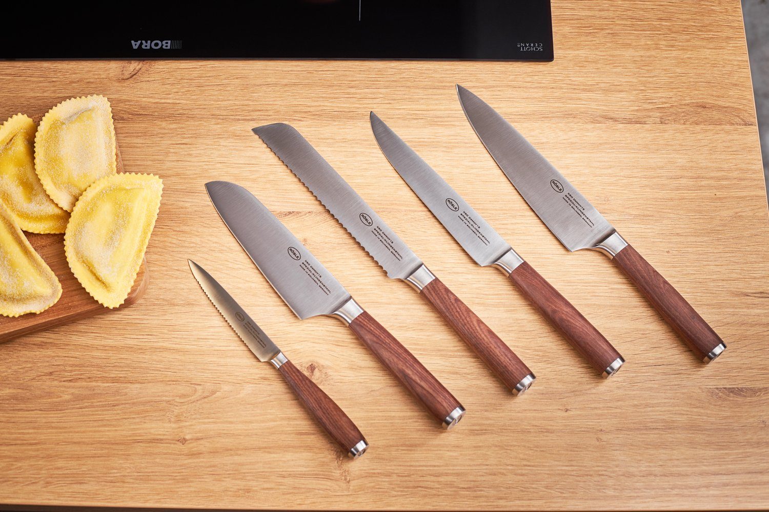 RÖSLE Allzweckmesser Masterclass, mit Wellenschliff, Made in Solingen, Klingenspezialstahl