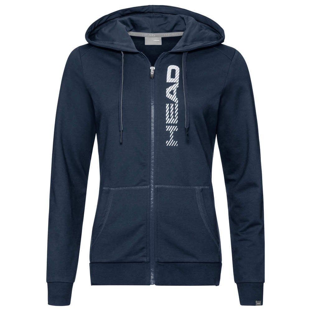 Head Kapuzenpullover Kapuzenjacke (Hoodie) Club Greta dunkelblau/weiss Damen