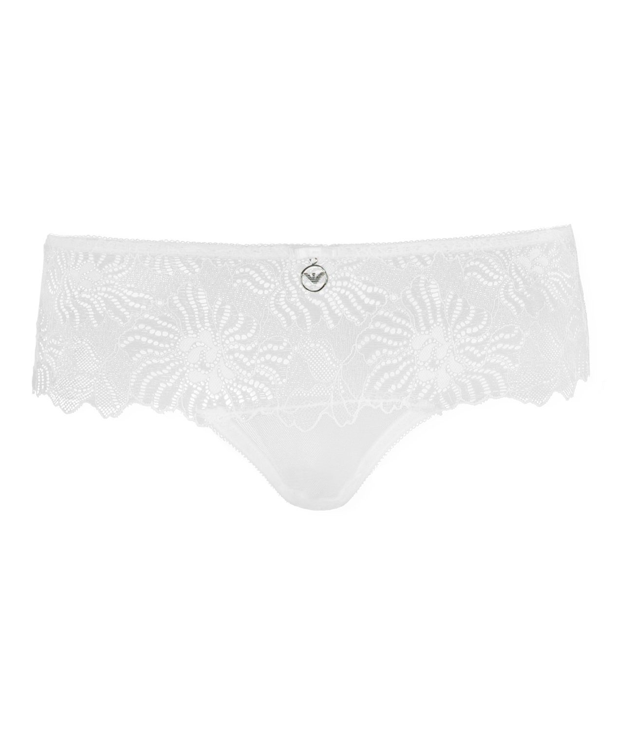 Emporio Armani Panty Seduction Lace (1-St) mit feiner Spitze und halbtransparentem Mesh