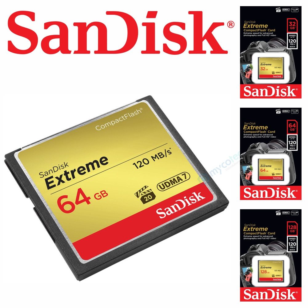Extreme Compact Flash Karte CF Card 32GB 64GB 128GB Speicherkarte