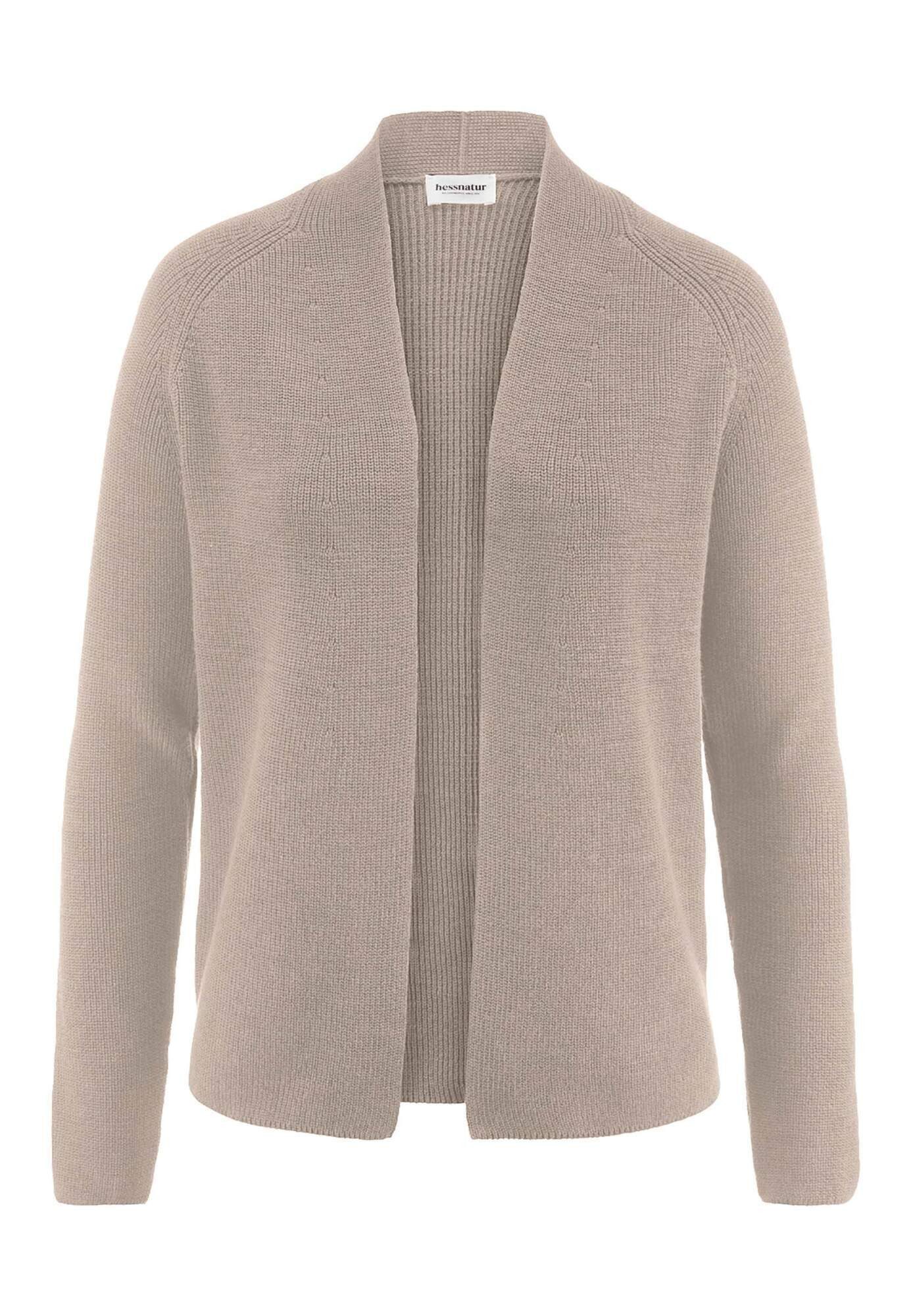 Hessnatur Strickjacke aus reiner Bio-Baumwolle (1-tlg)