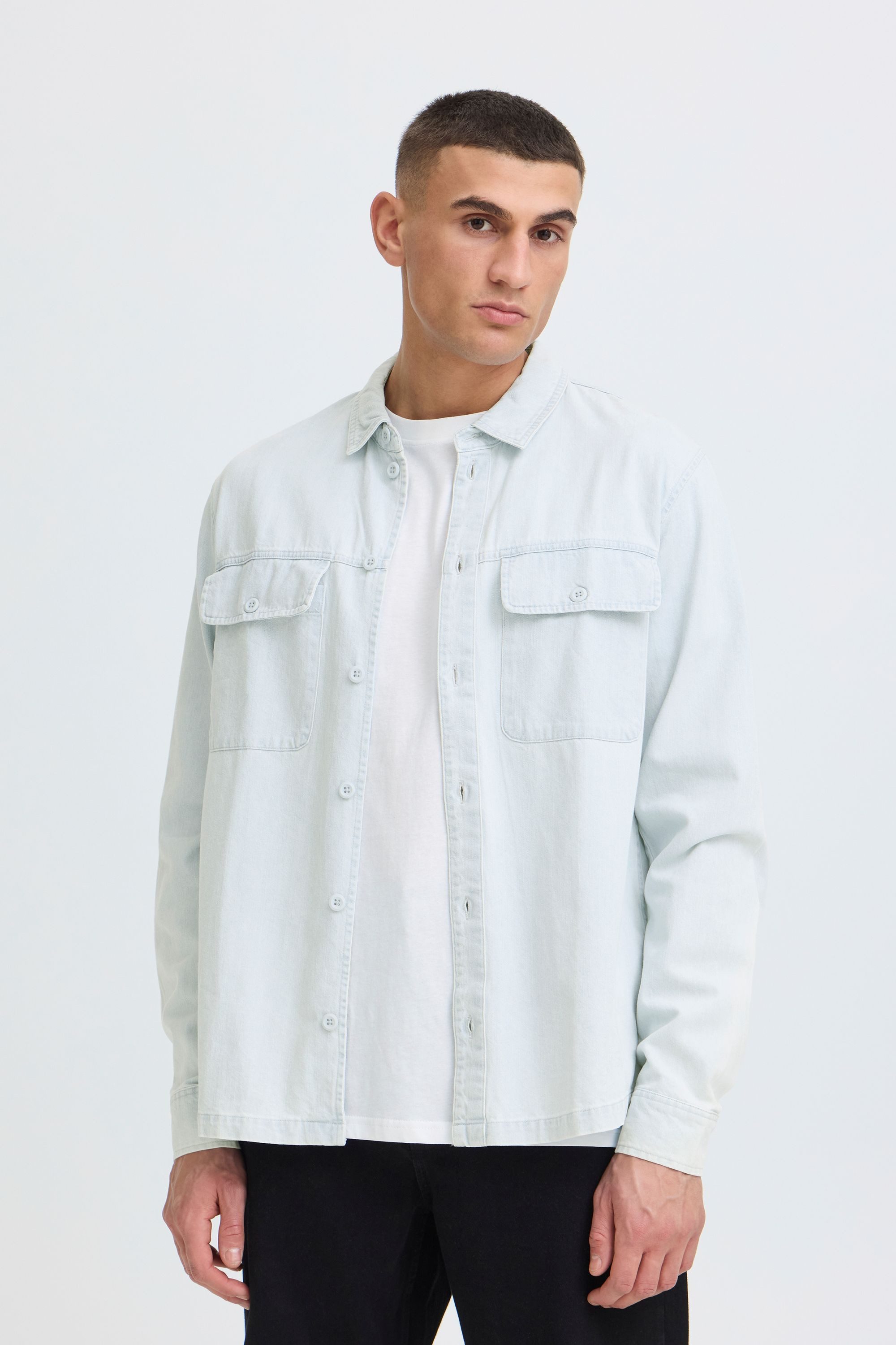 !Solid Jeanshemd SDRogue Modisches Denim-Hemd mit Brusttaschen