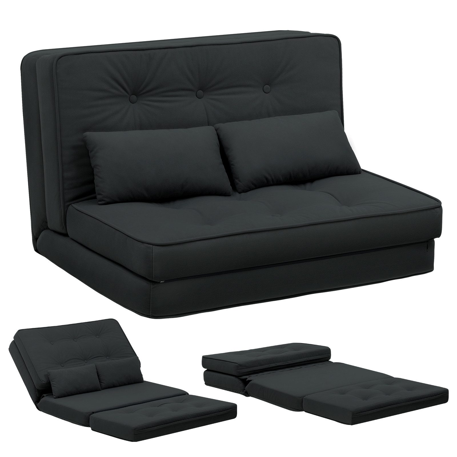 COMHOMA Kindersofa Schlafsofa Bodensofa Klappbar Bodensessel günstig online kaufen