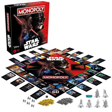 Hasbro Spiel, Star Wars Monopoly Dark Side Edition Englische Ver