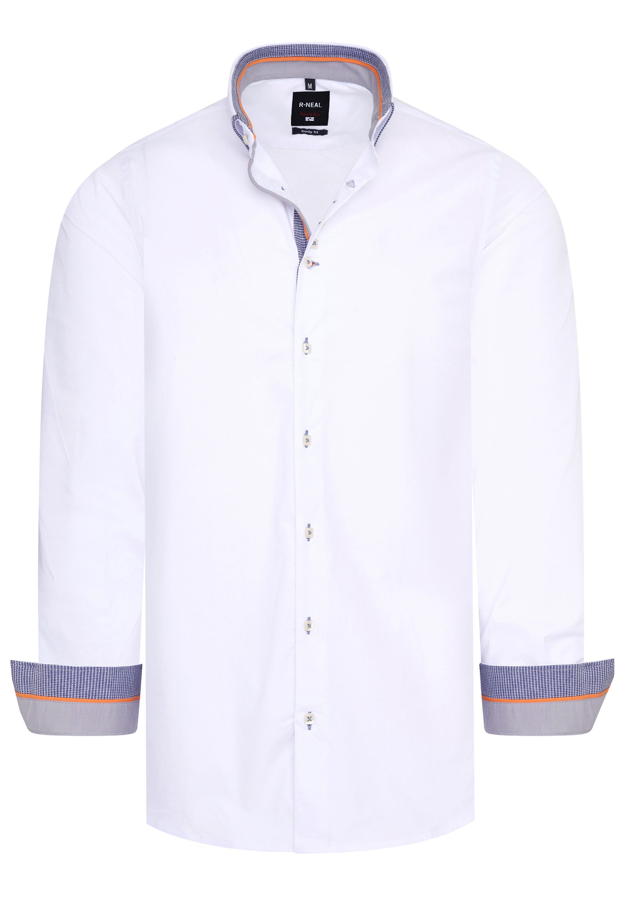 R-NEAL Businesshemd Herren Stretch Hemd Slim günstig online kaufen