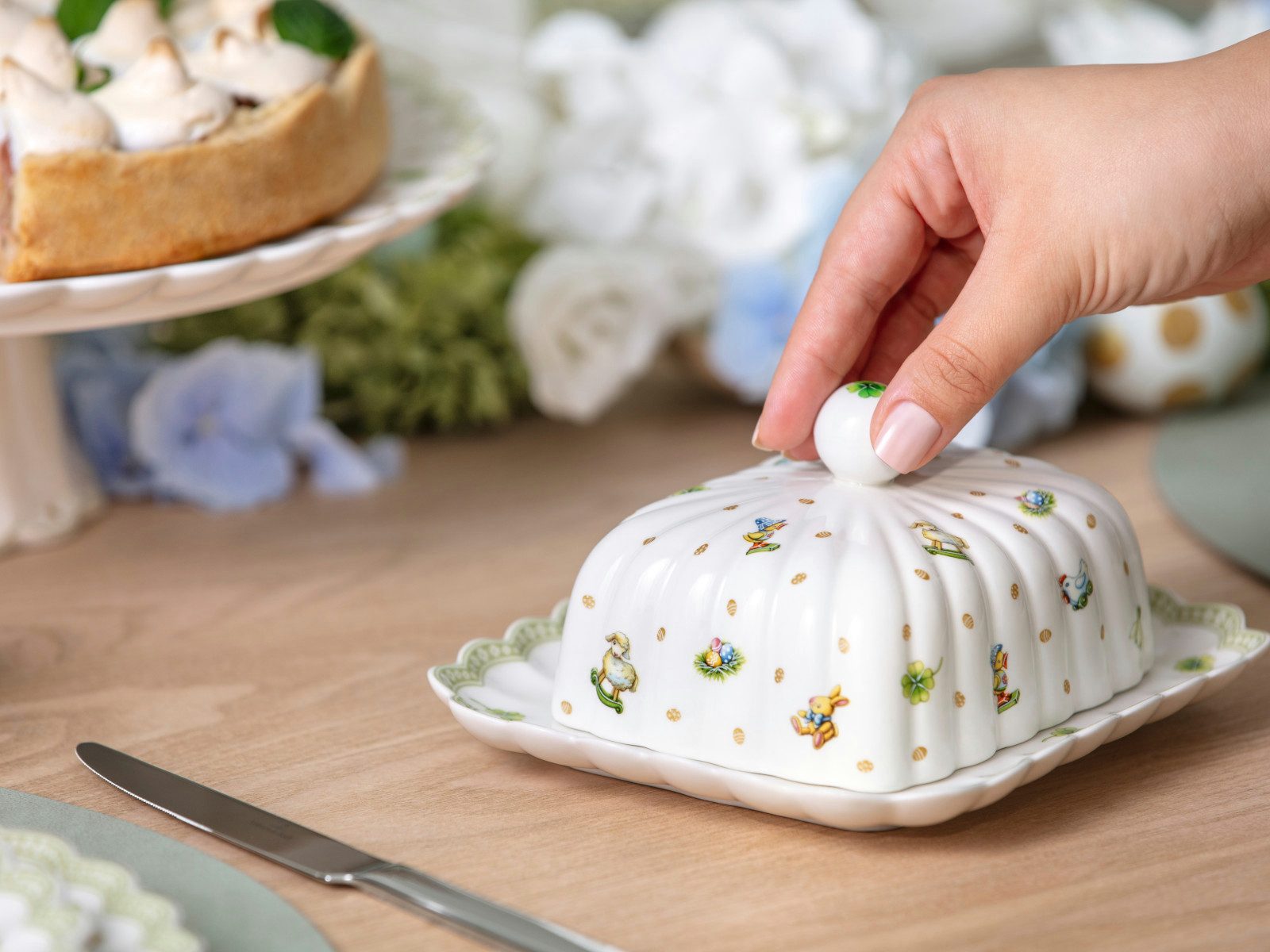 Villeroy & Boch Butterdose Easter Delight Butterdose 18,5x16cm, Premium Porcelain – Bild 3 von 5
