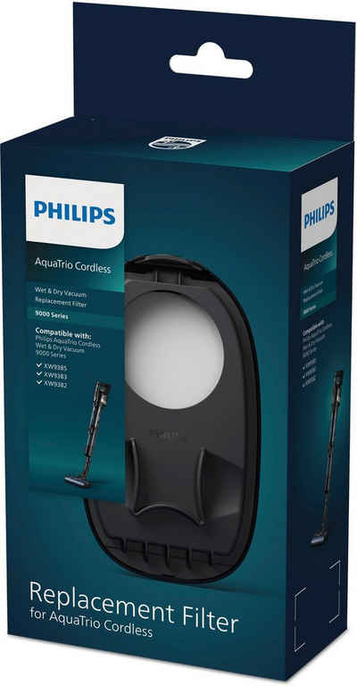 Philips Filter-Set Filtersatz, XV1791/01, Wechselfilter für Model des AquaTrio Nass- / Trockensauger