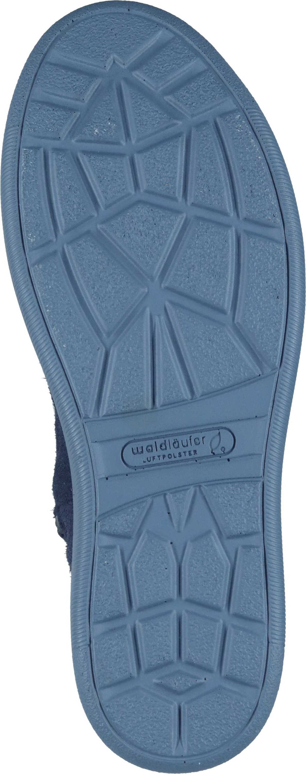Waldläufer Stiefeletten Schnürschuh aus Veloursleder